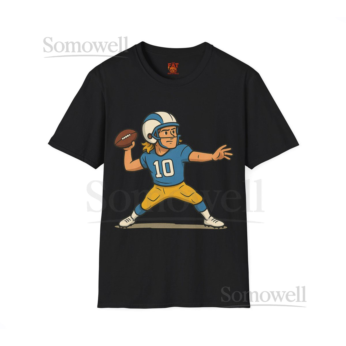 Football Quarterback Football Fan Gift Sports Apparel The Fat Bar Grill Tee Men Women Unisex Clothing_149