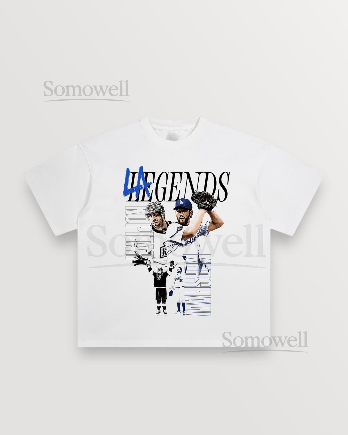 Clayton Kershaw Anze Kopitar Retirement Shirt LA Legends Tribute_86