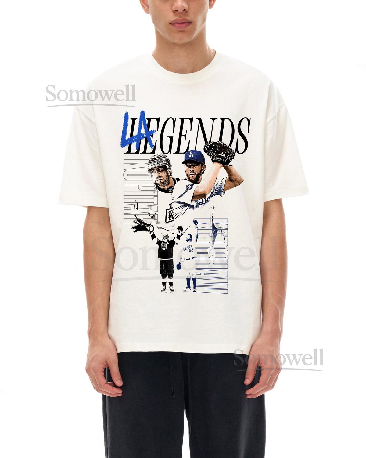 Clayton Kershaw Anze Kopitar Retirement Shirt LA Legends Tribute_212