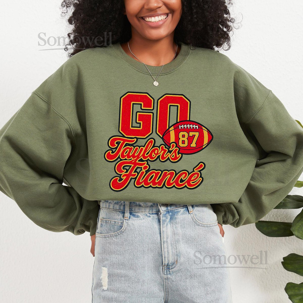 Chiefs Football T-Shirt Game Day Hoodie Go Taylors Fiance Hoodie Funny Travis Kelce Taylor Sweatshirt 87 Kansas City Football Shirts_6