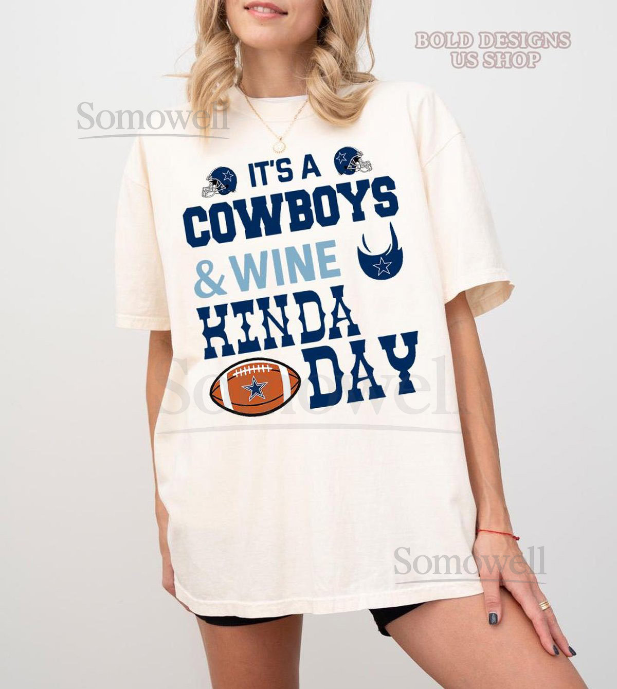It A Cowboys And Wine Dallas Cowboys Shirt Dallas Cowboys Football Shirt Dallas Football Kids Shirt Dallas Gameday T-Shirt Cowboy Shirt_403