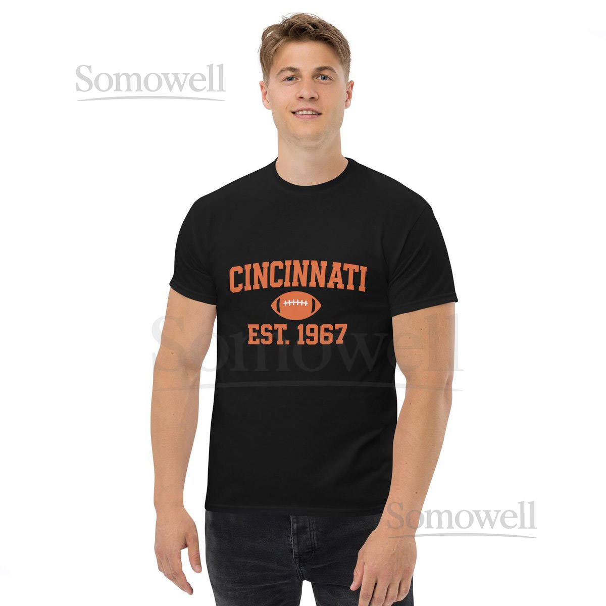 Cincinnati Football Unisex Oversized T-Shirt - Football Season - Cincinnati Bengals - Football_552