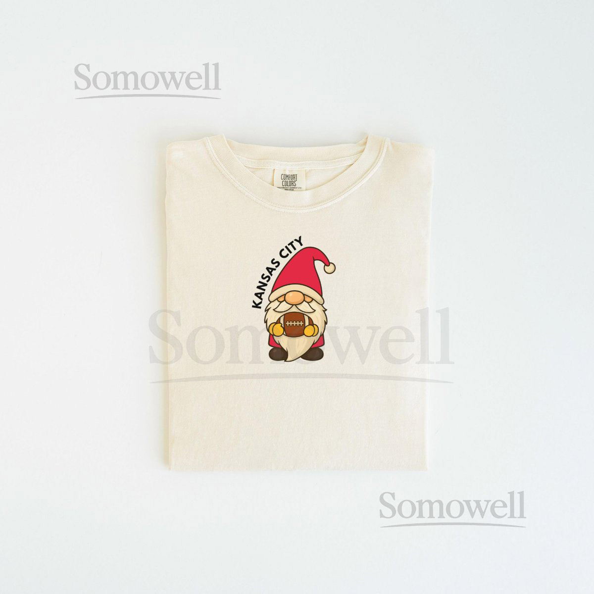 Kansas City Football Gnome Shirt - Chiefs Game Day Tee Football Mom Gift Sports Fan Shirt KC Football Season Comfort Colors Sports Gift_345