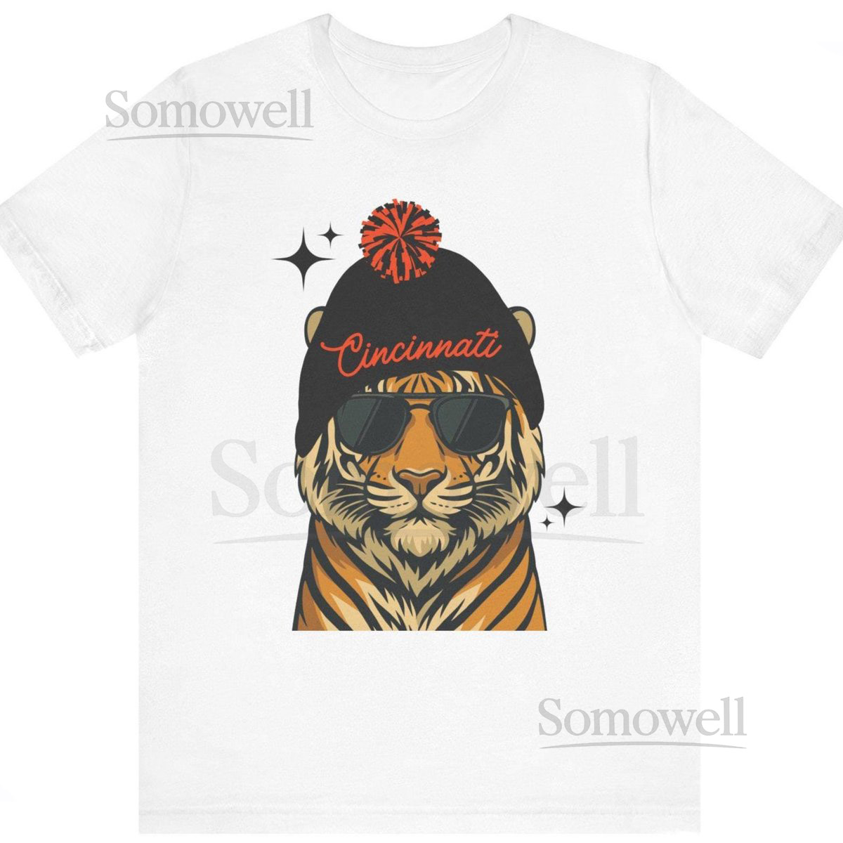 Cincinnati Bengal Tiger T-Shirt Trendy Football Fan Tee_483