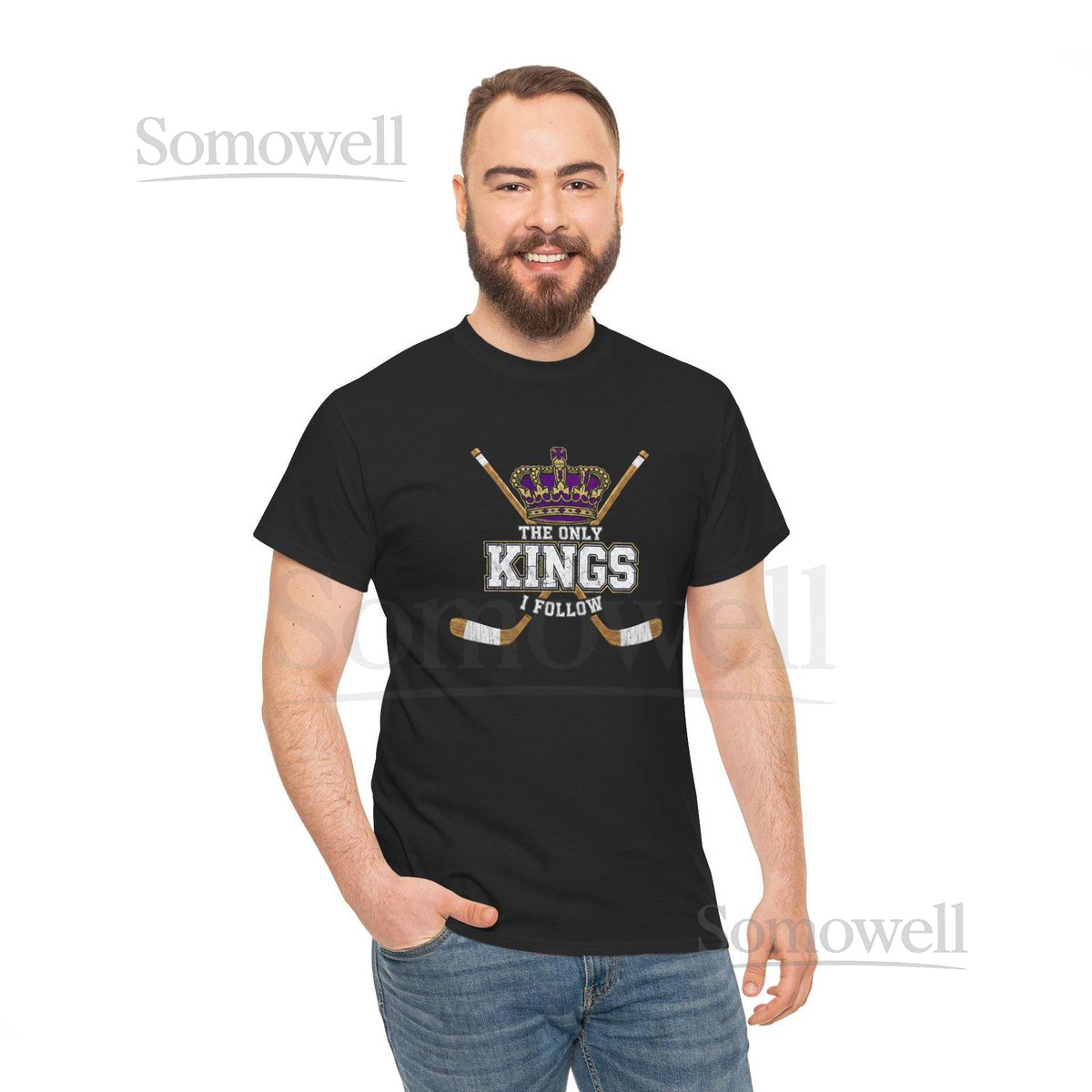 Hockey Kings Heavy Cotton Tee Funny NHL Fan Apparel_191