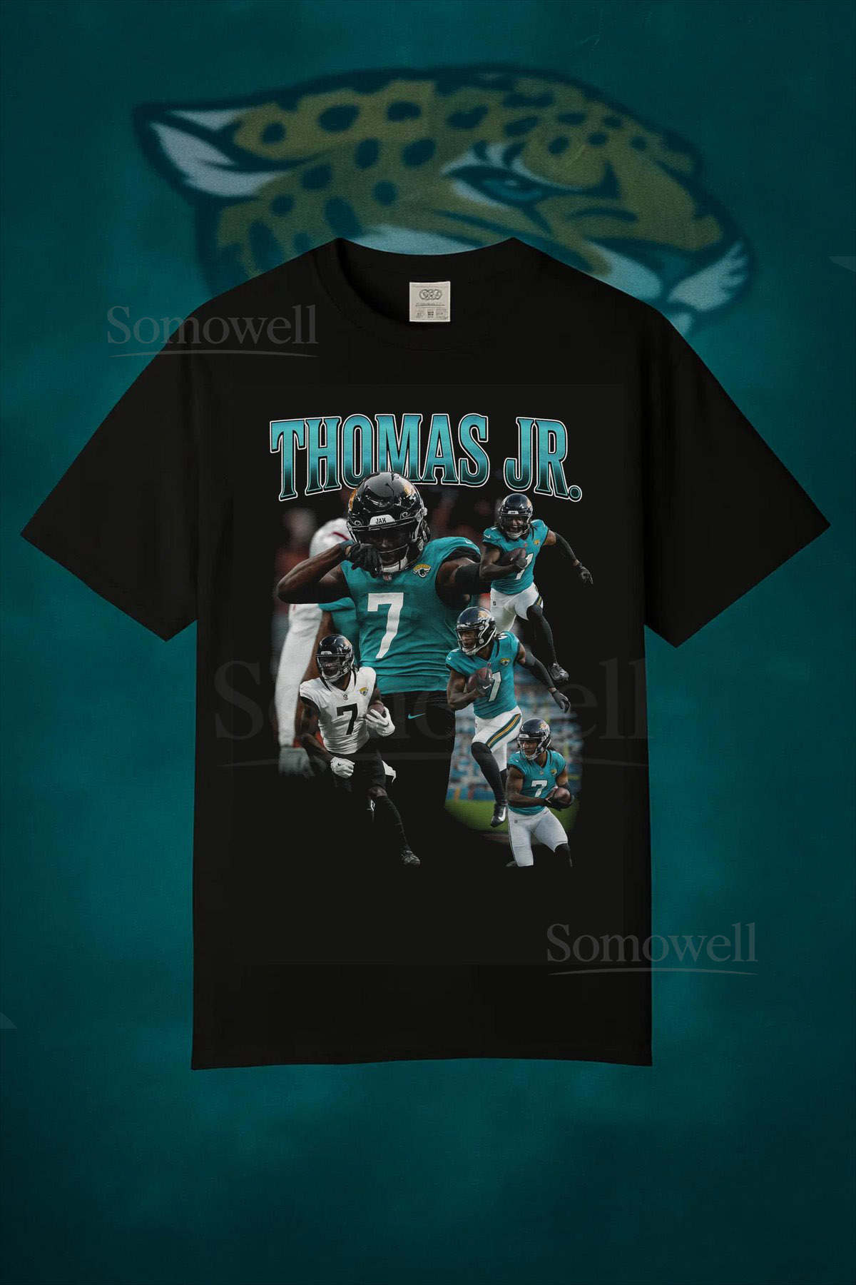 Brian Thomas Jr. Bootleg Shirt Vintage Jacksonville Jaguars Football Tee Retro NFL F_21