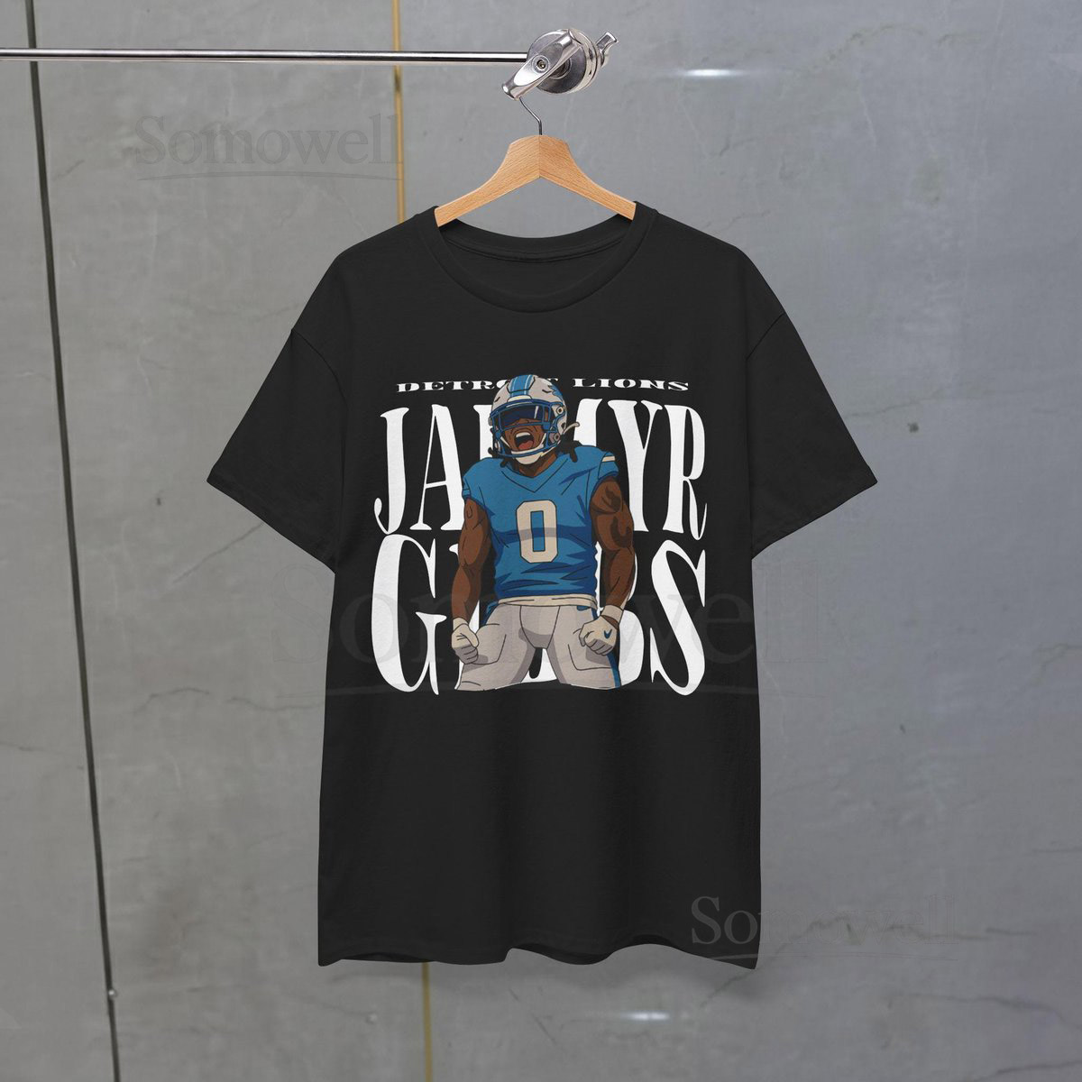 Jahmyr Gibbs T-Shirt - Detroit Lions Fan Unisex_521