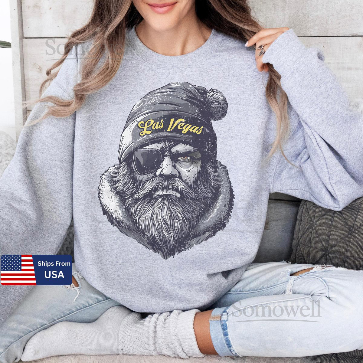 Las Vegas Football Sweatshirt Raiders Mascot Sweatshirt Football Apparel Las Vegas Crewneck Football Fan Wear Game Day Apparel_61