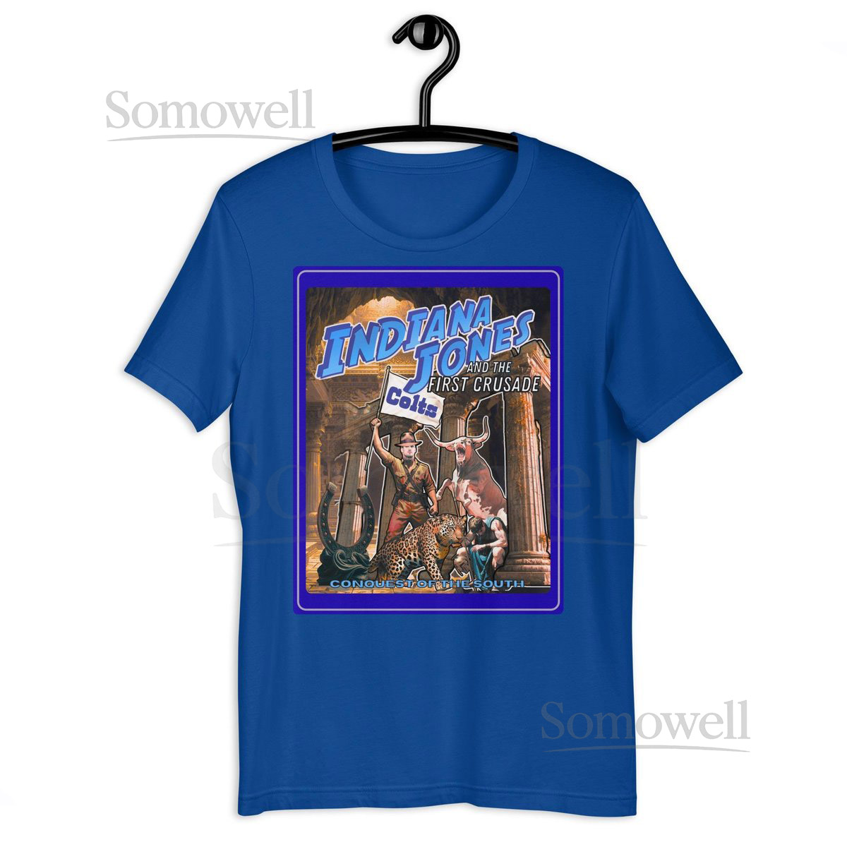 Daniel Jones T-Shirt Indianapolis Football Tee Humorous Indiana Jones Pun Football Movie Fan Gift for Col_87