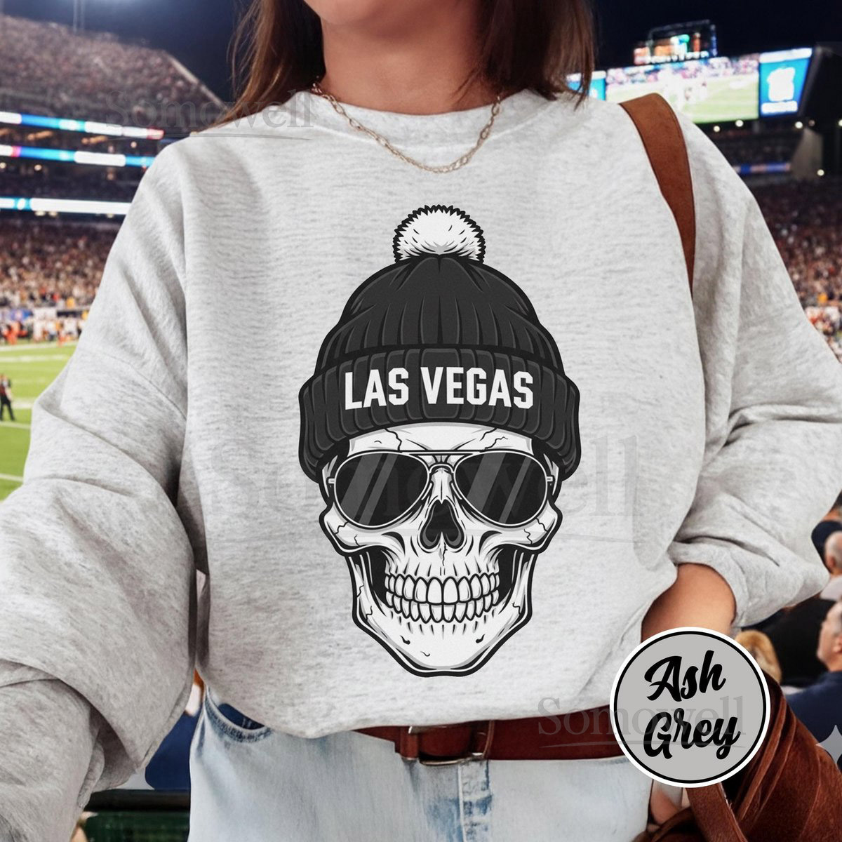 Las Vegas Football Mascot Crewneck Sweatshirt T-Shirt Retro Las Vegas Football Shirt Las Vegas Football Christmas Raider Fan Gift_60
