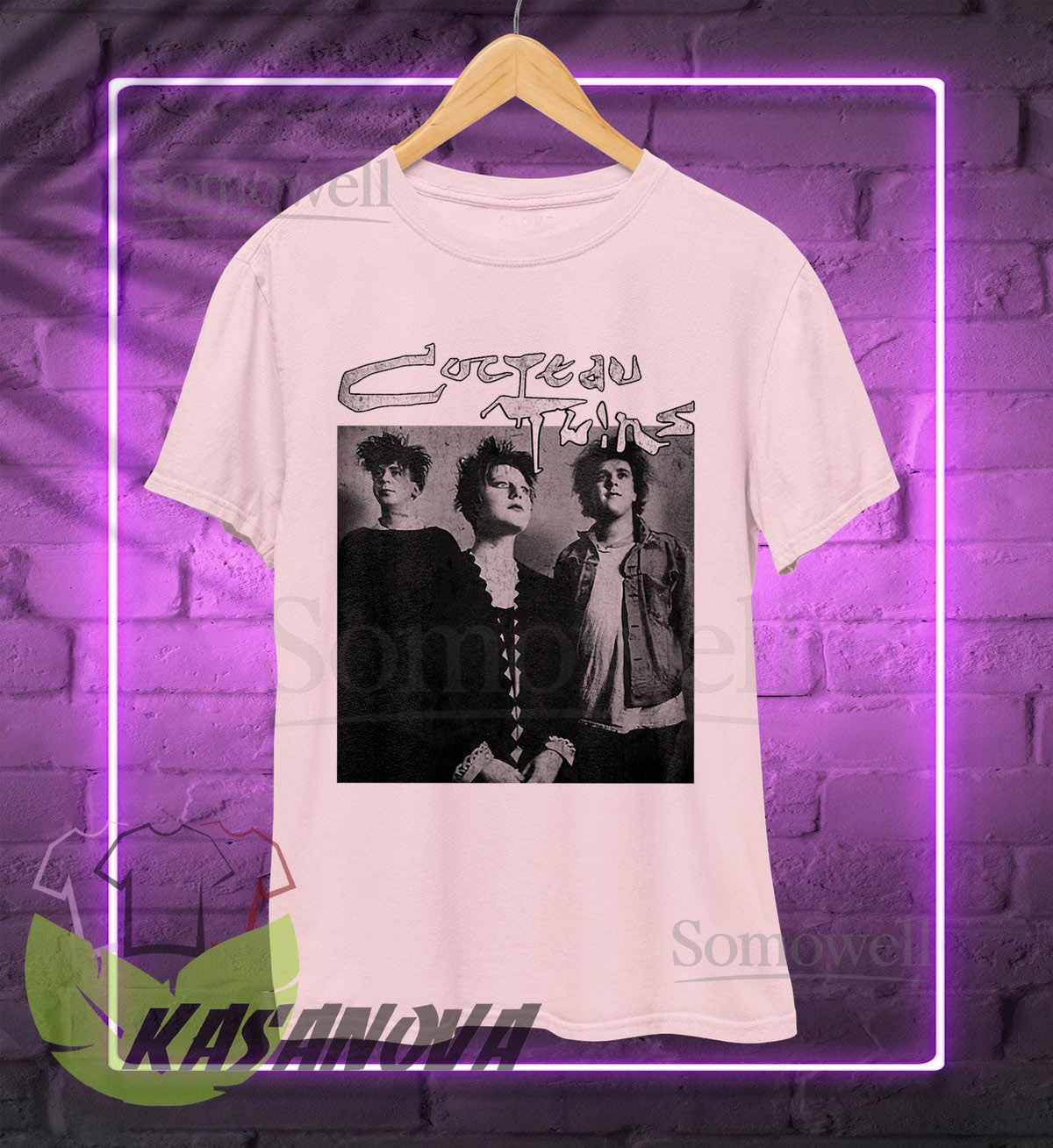 Cocteau Twins Band T Shirt Rock Music Merch Shirt 90s Retro Casual Unisex T-Shirt_66