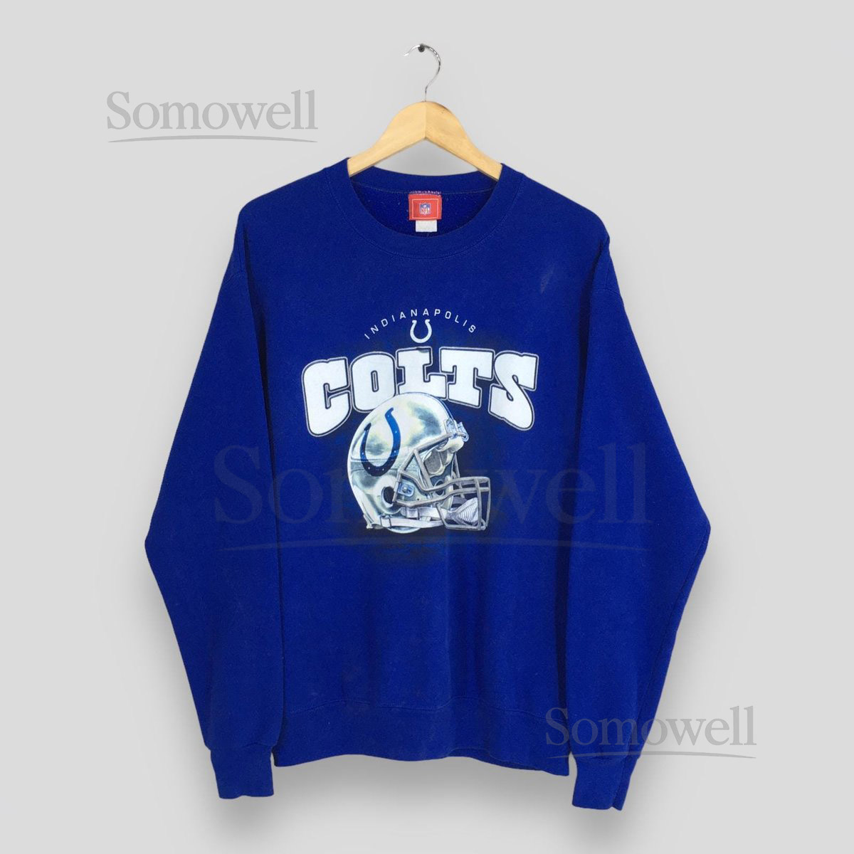 Vintage Indianapolis Colts NFL Sweatshirt Medium Indianapolis Colts Spell Out Pullover Indianapolis Colts Football Sweater Colts Crew_981
