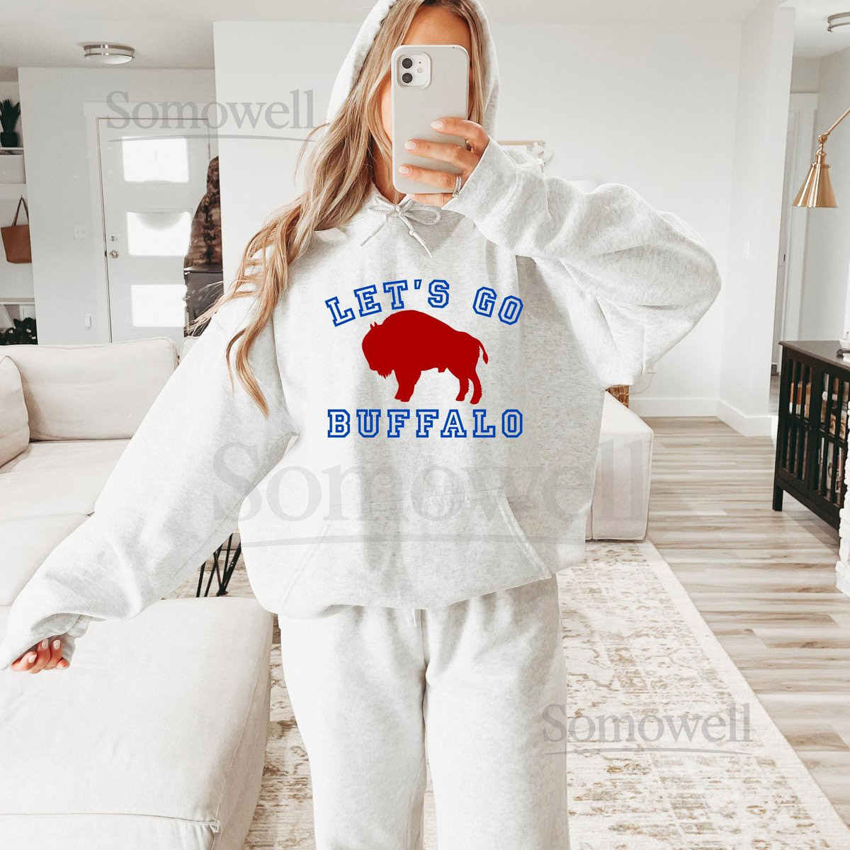 Buffalo Football Hoodie Game Day Apparel for Buffalo Fans_273