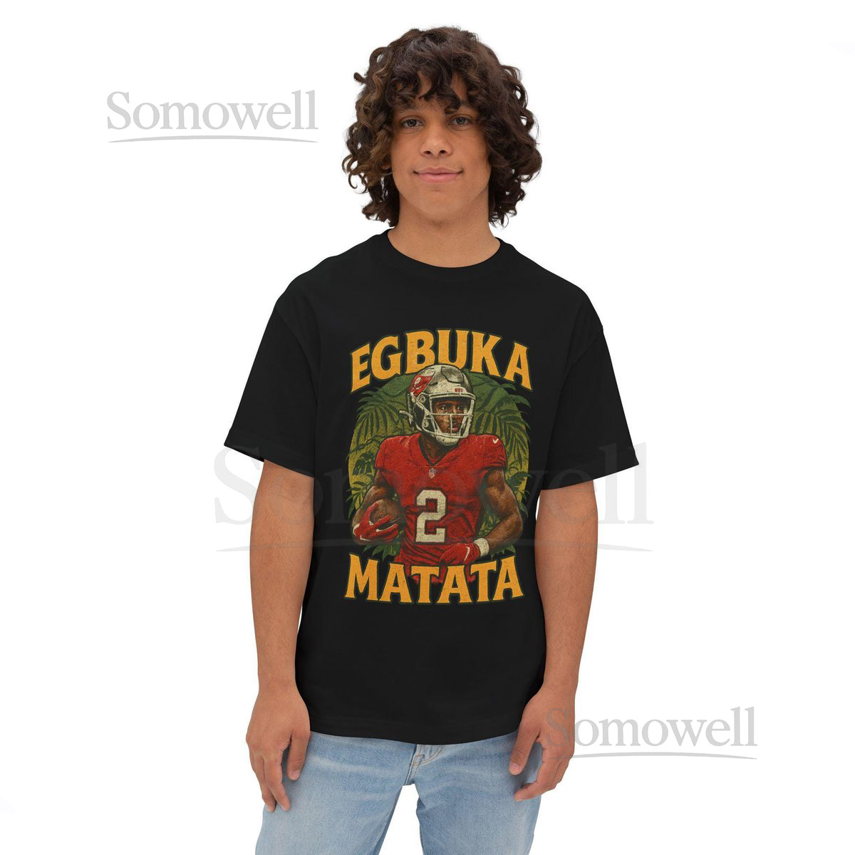 Egbuka Matata Shirt Emeka Egbuka Tampa Bay Buccaneers Rookie Tee Retro Distressed Varsity Football Parody_424