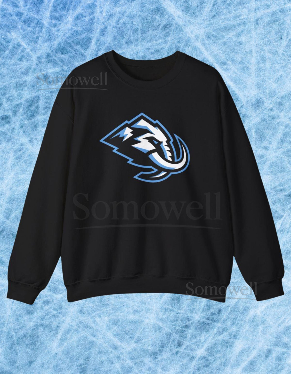 Utah Mammoth Hockey Sweatshirt Black Fleece Team Pullover_622