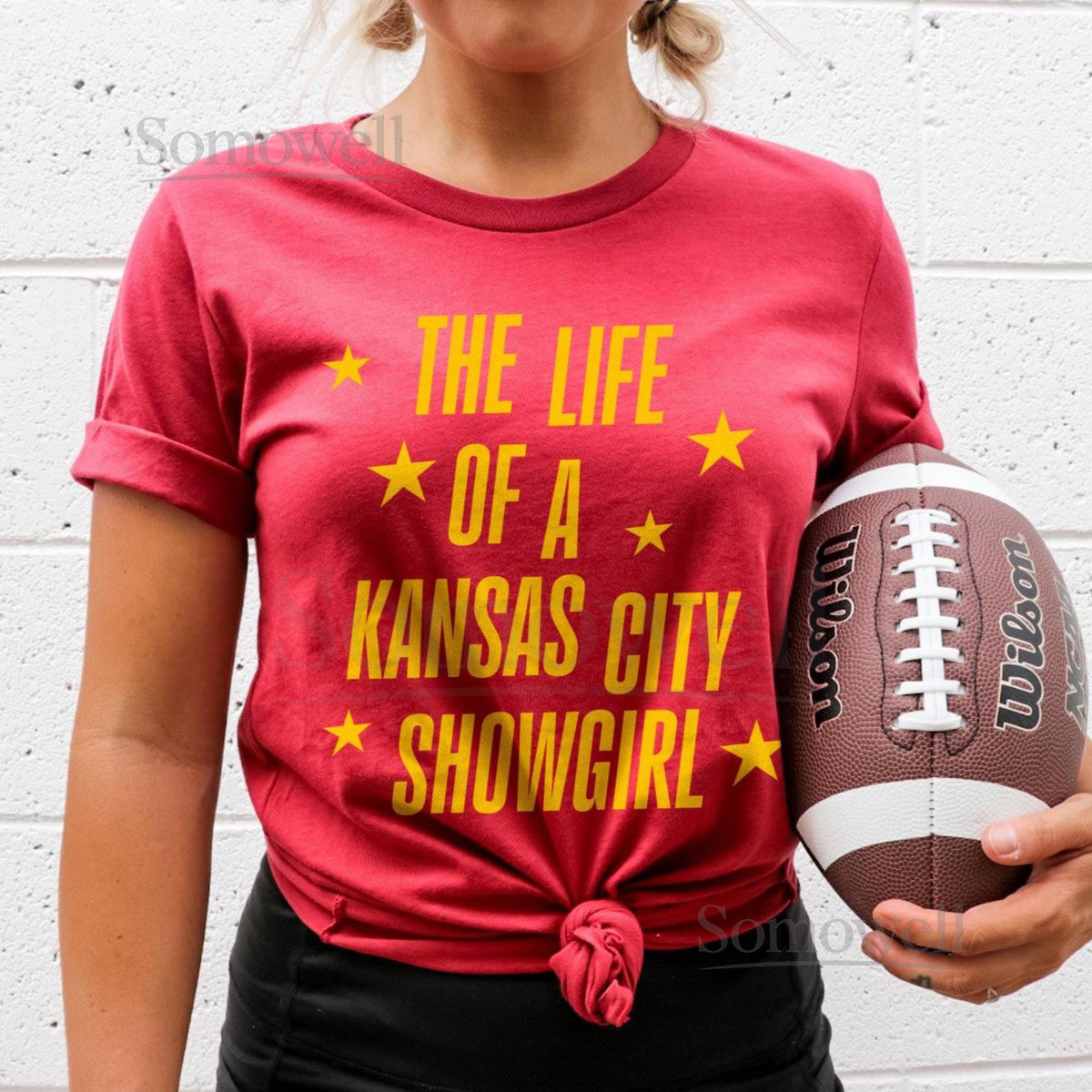 Life of a Kansas City Showgirl Shirt Taylor Swift Inspired KC Tee Bella Canvas 3001 Chiefs Game Day T-Shirt Retro Football Graphic Tee_511