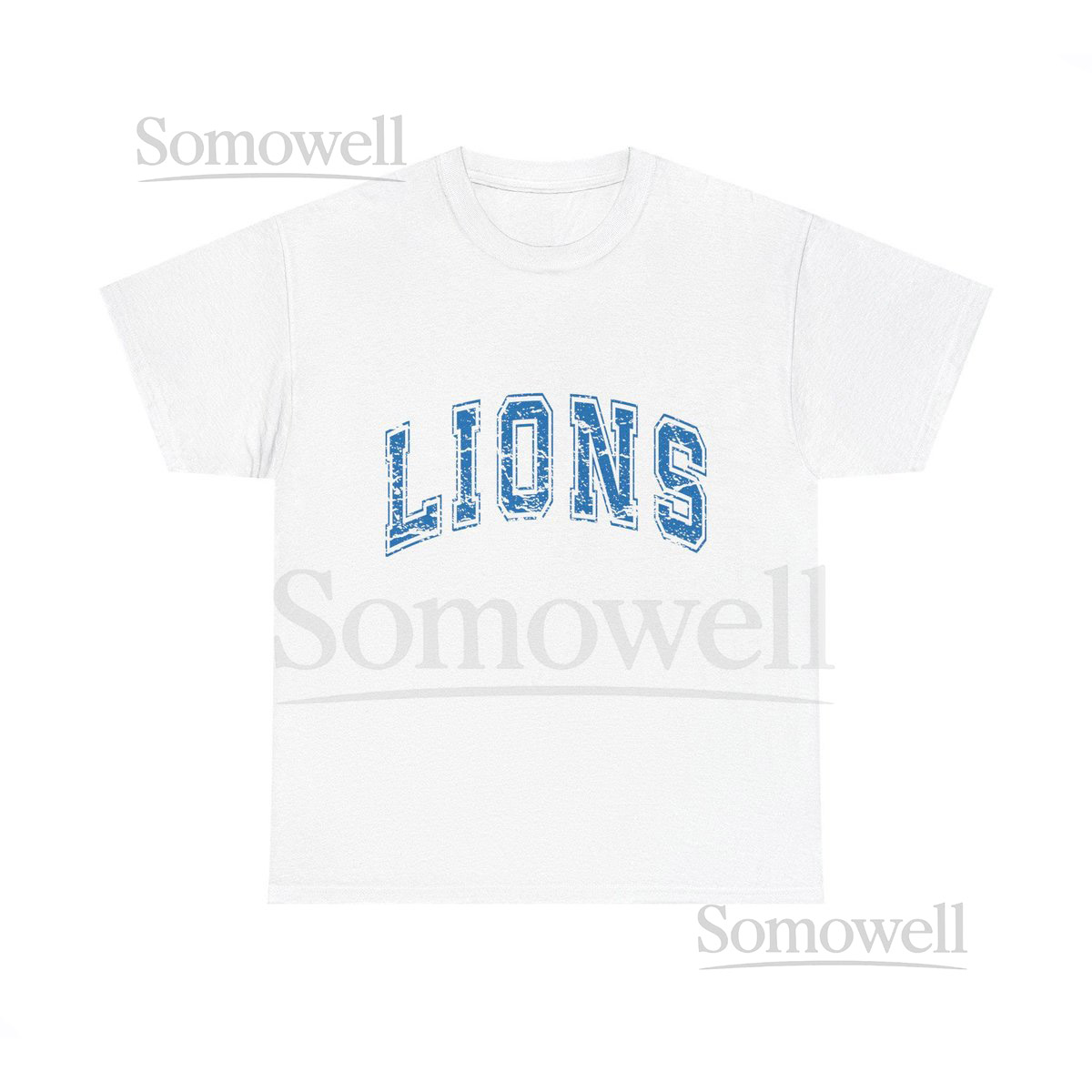 Lions Team Spirit Tee Unisex Heavy Cotton Sports Wear_547