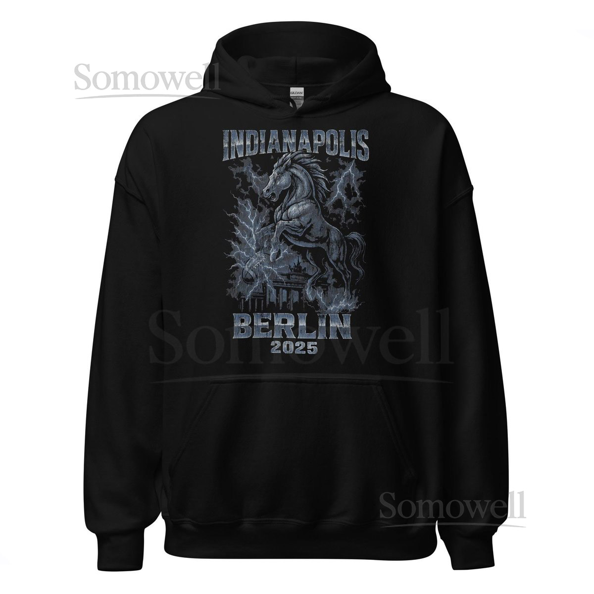 Indianapolis Berlin 2025 Distressed Vintage Football _447