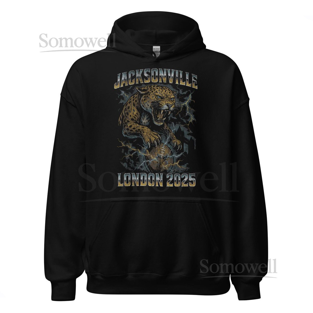 Jacksonville x London 2025 Vintage Distressed Football _694