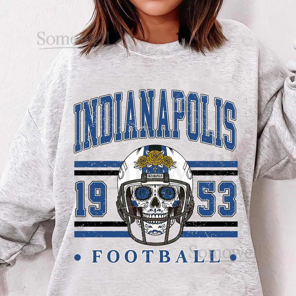 Indianapolis Football Vintage Sweatshirt T-ShirtIndianapolis Colt Football Shirt Indianapolis s_538