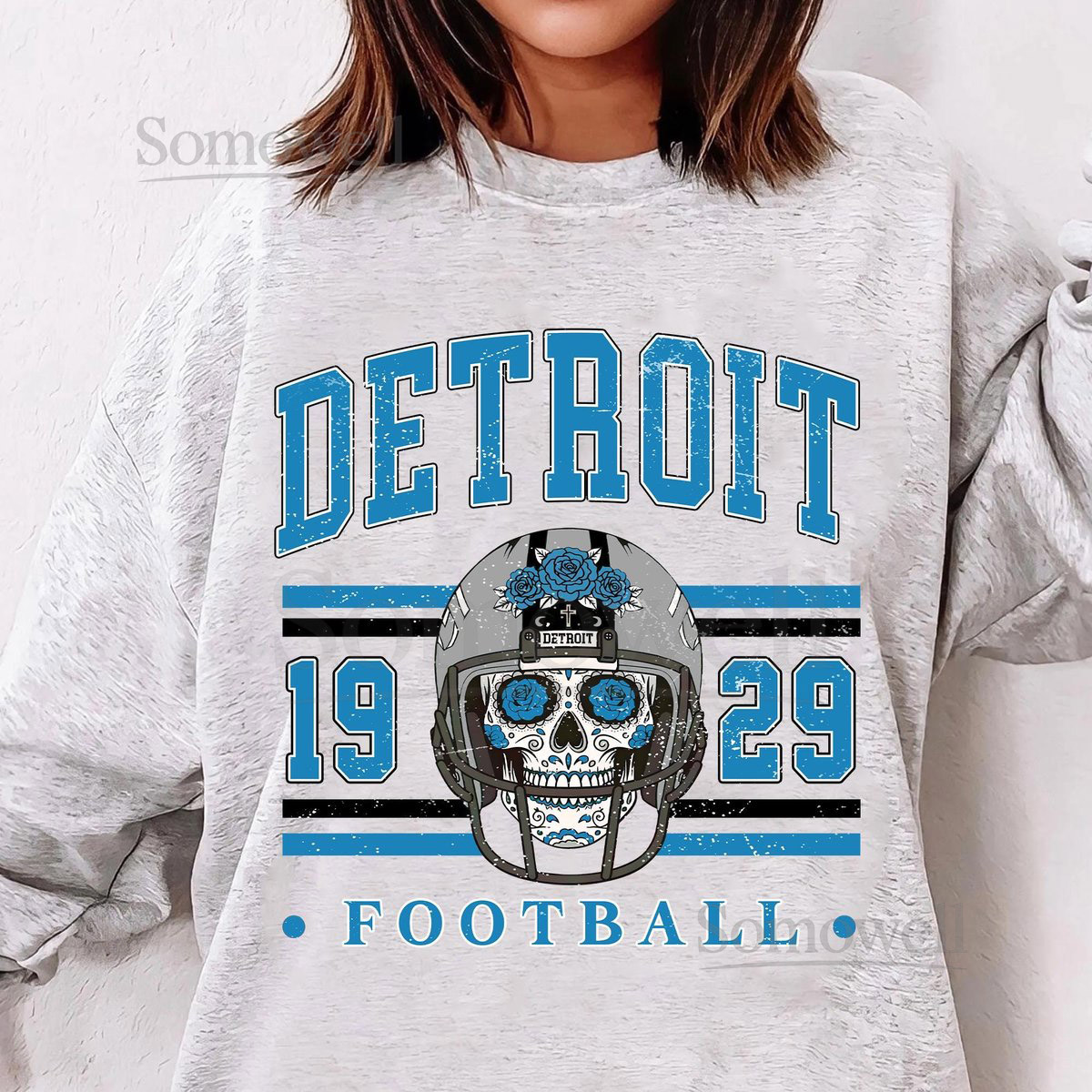 Detroit Football Shirt Detroit Football Sweatshirt Vintage Style Detroit Football shirt Sunday Football_131