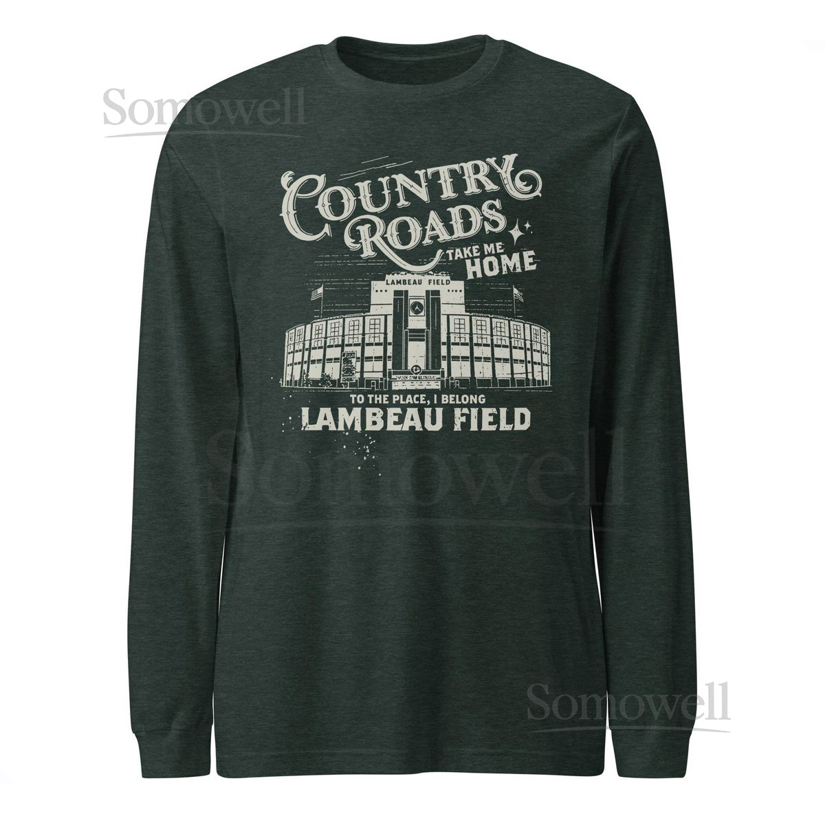 Green Bay Packers Lambeau Field Long Sleeve T-Shirt Football Game Day Tee_466