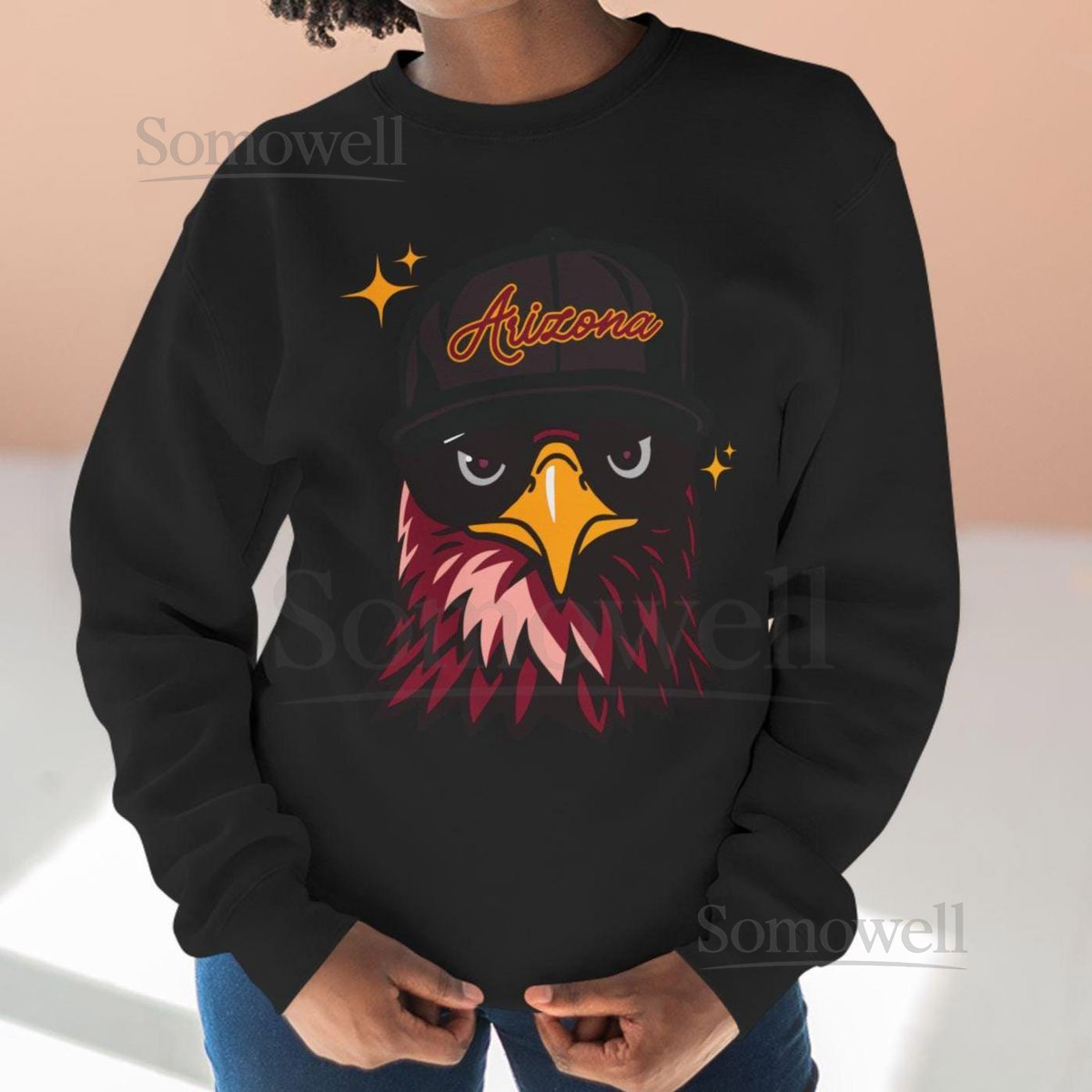 Arizona Football Fan Gift Cardinal Sweatshirt_65
