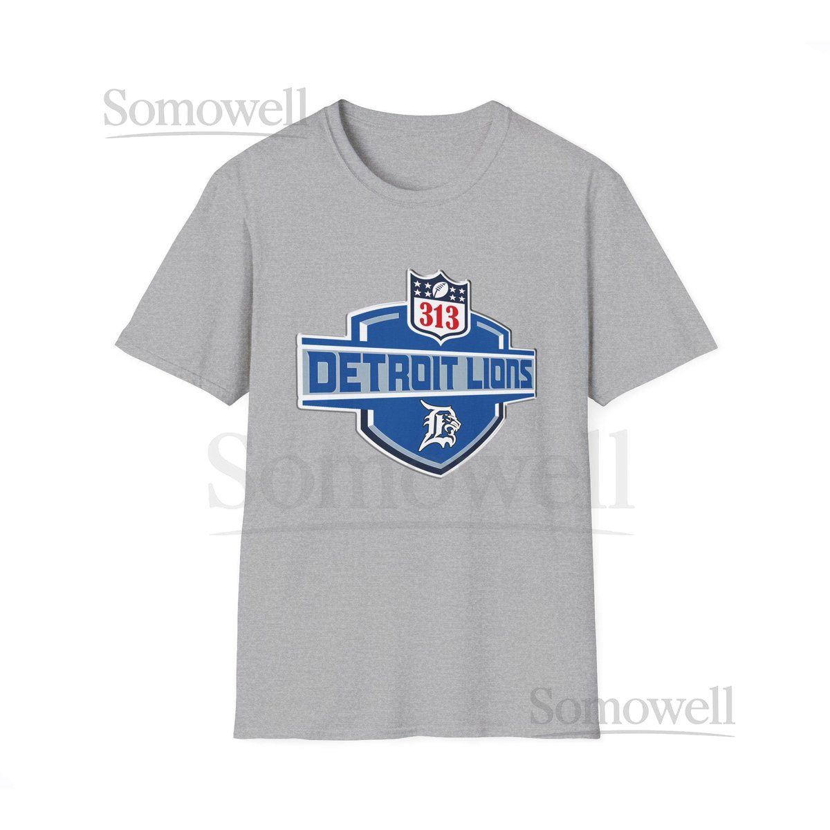 Detroit Football Unisex Softstyle T-Shirt Game Day Shirt Sports Fan Merchandise Gift for Him Her_167