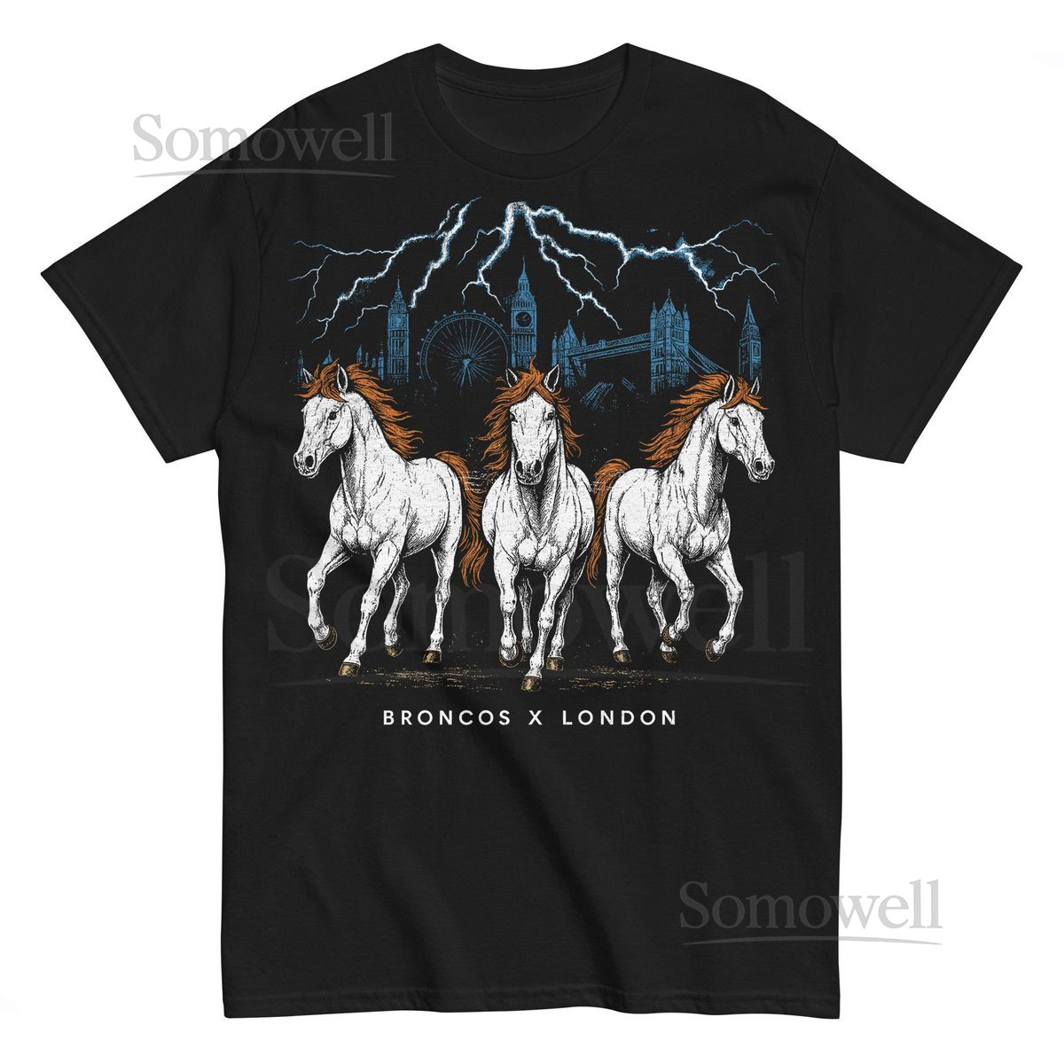 Broncos x London Three Horse Power Tee_49