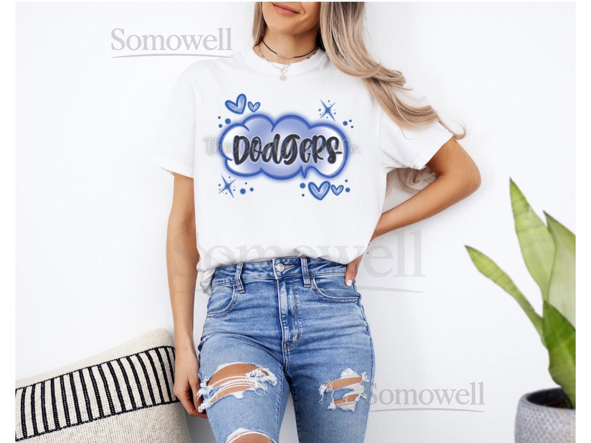 UNISEX Airbrush Style LA Doyers Tshirt_952