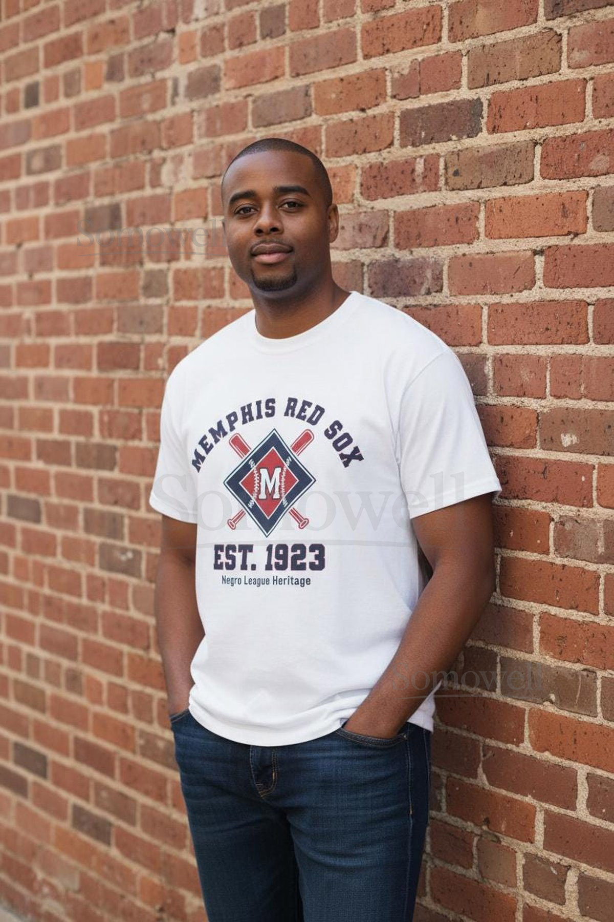 Vintage Memphis Red Sox T-shirt Baseball Fan Tee Unisex Garment-Dyed Shirt Negro League Heritage Apparel Gift for Sports Lovers_693