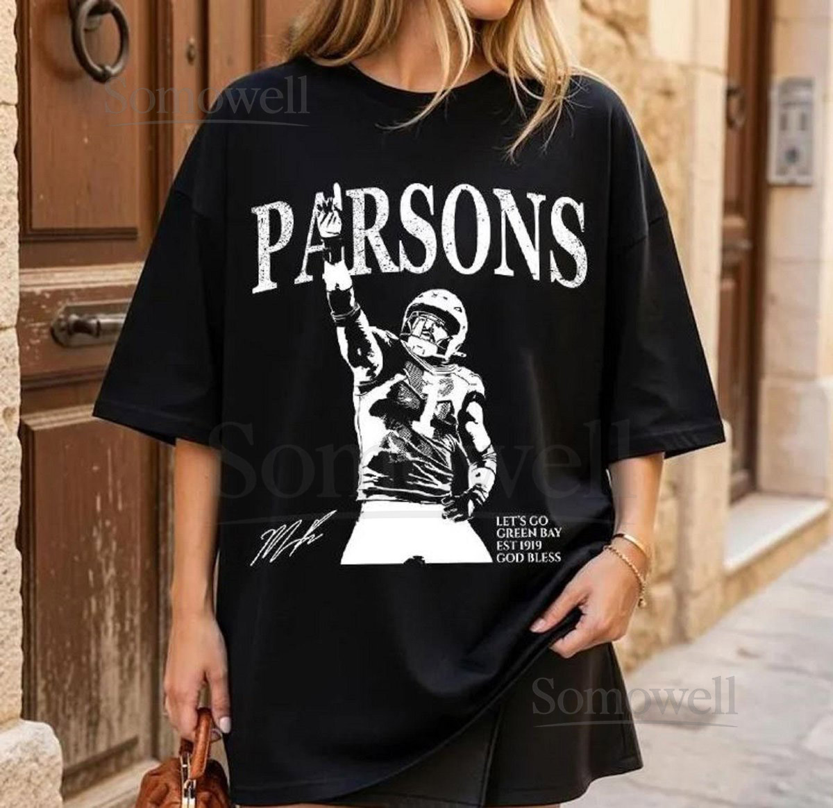 Micah Parsons Vintage T-Shirt Micah Parsons quotThanks Jerryquot Shirt Green Bay Packers Micah Parsons Shirt Vintage Green Bay Football Shirt_597