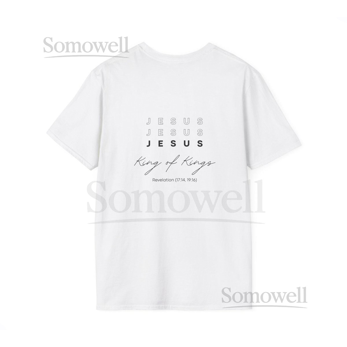 King of Kings Christian T-Shirt Unisex Softstyle Faith Apparel_222