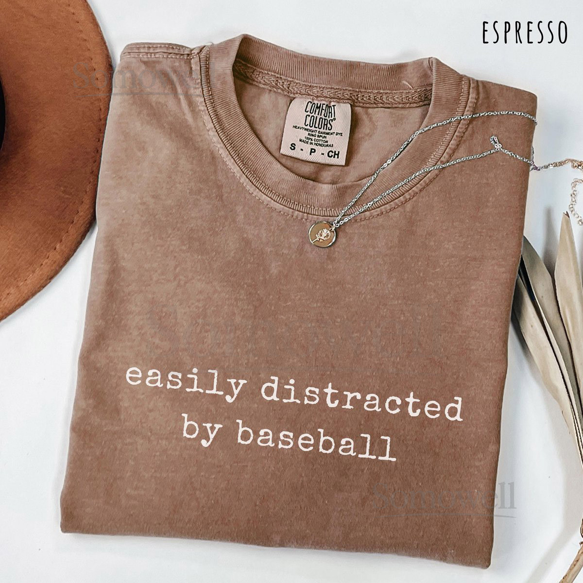 Easily Distracted by Baseball Shirt funny sports tshirt baseball lover tee ball game sweatshirt fan hoodie gift for baseball player or coach_378