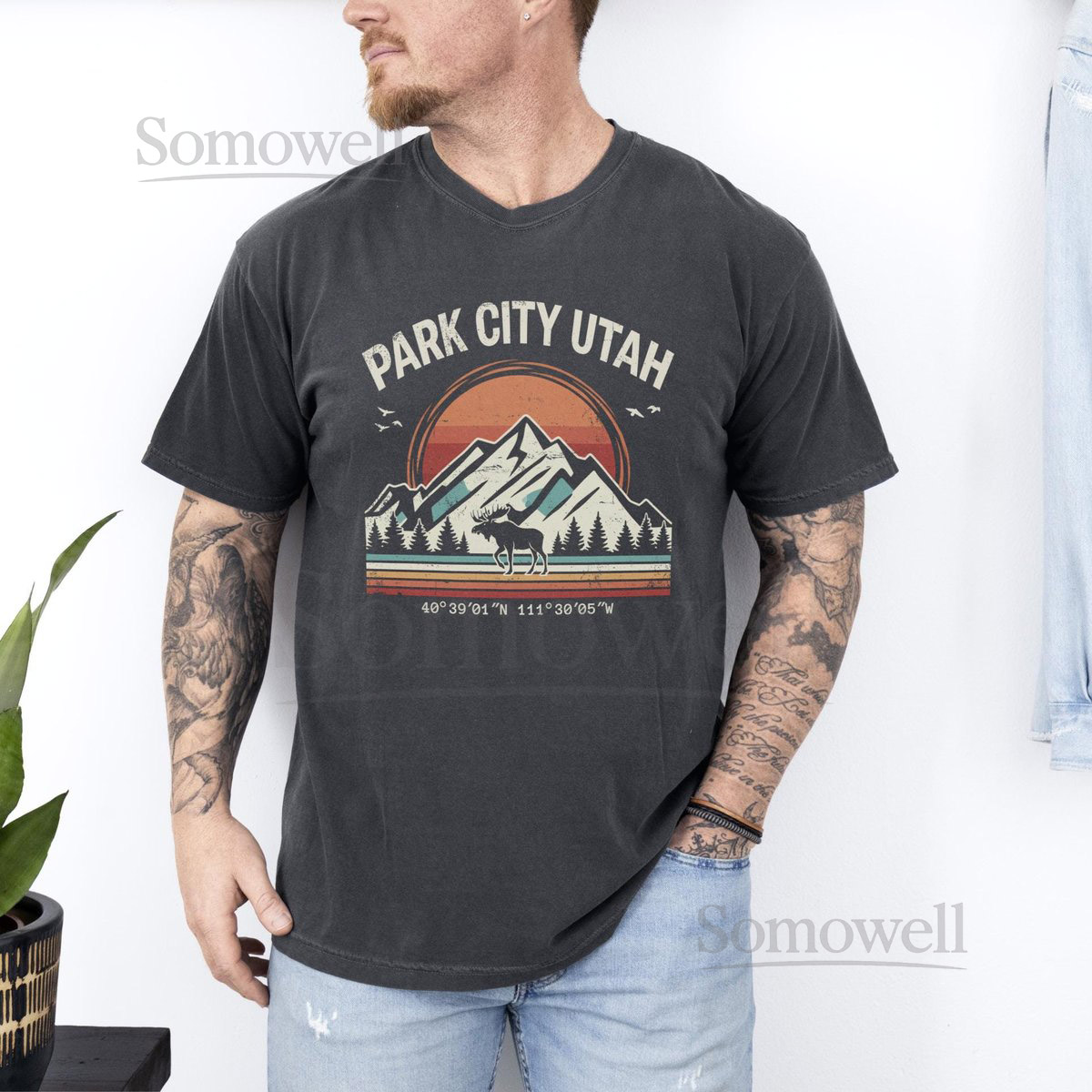 Park City Utah Shirt Retro Mountain Souvenir Tee Comfort Colors Ski Trip Gift Hiking Vacation Shirt Park City Travel T-Shirt_396