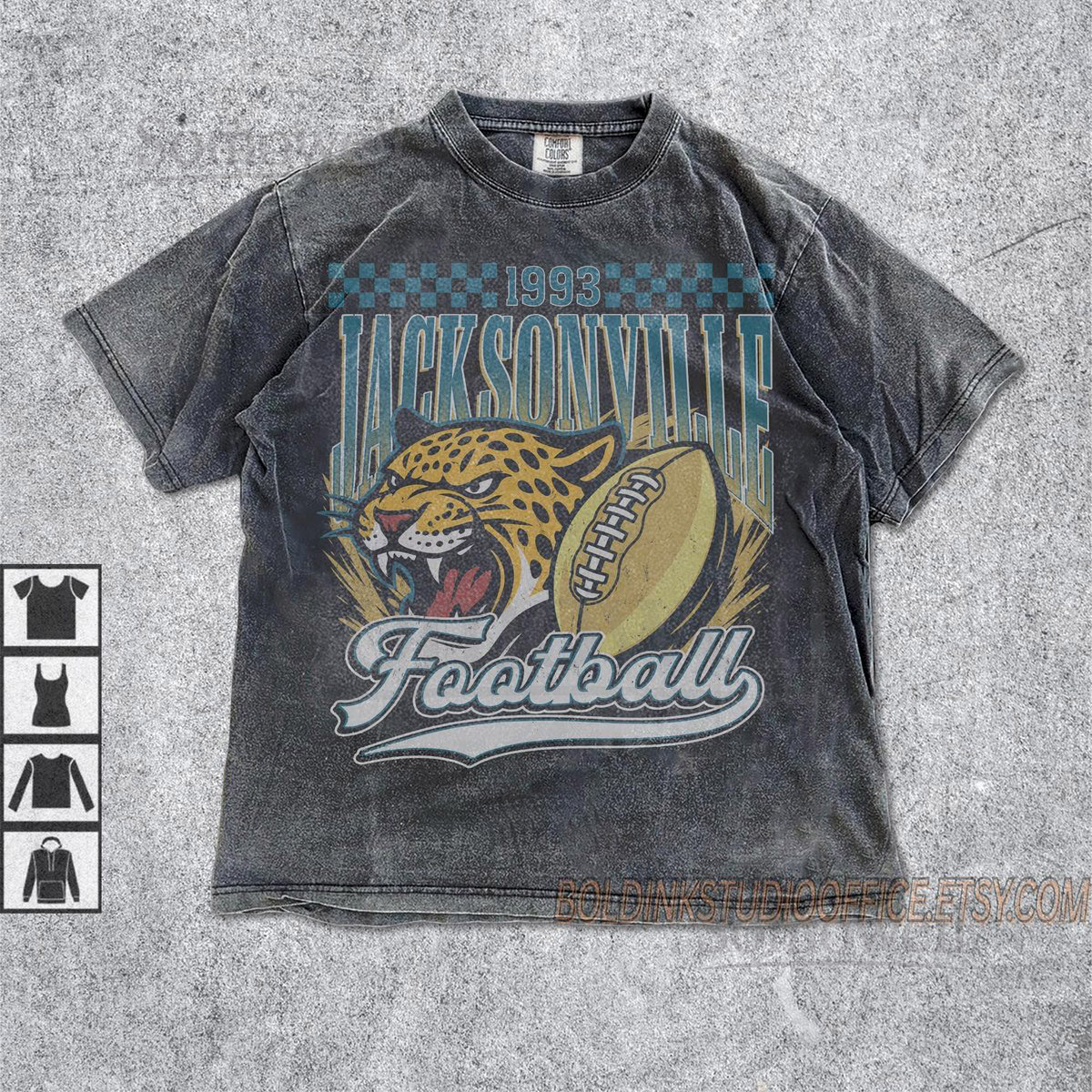 Comfort Colors Jacksonville Football Shirt Sweatshirt Jacksonville Football Tshirt Jacksonville Football Fan Football Game Day _66