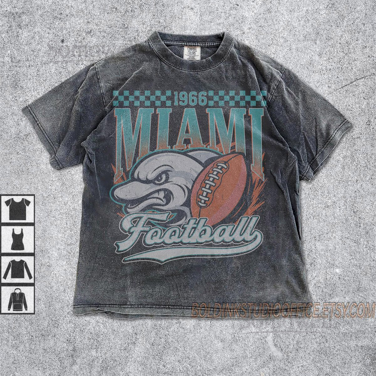 Comfort Colors Miami Football Shirt Sweatshirt Hoodie Miami Football Tshirt Miami Football Fan Shirt Football Game Day Outfits_270