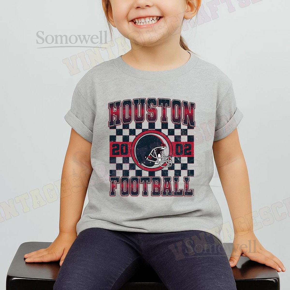 Vintage Houston Football Toddler T-Shirt Houston Football Shirt Houston Football Crewneck Houston Game Day Fan_963