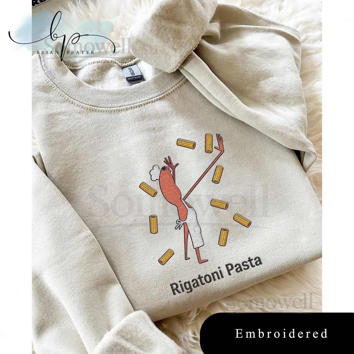 EMBROIDERED Marcus The Worm Shirt Rigatoni Pasta Sweatshirt Marcus The Worm Meme T-shirt Funny Meme Shirts Brain Rot Shirts_86