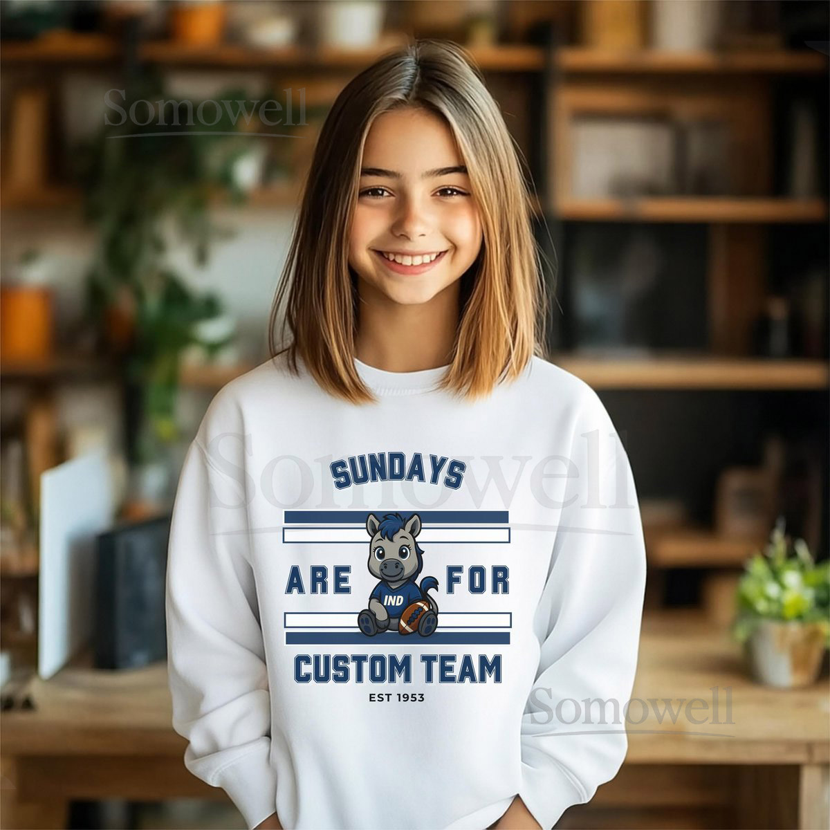 Sundays are For Custom Team Toddler and Youth Shirt Cartoon Horse _850