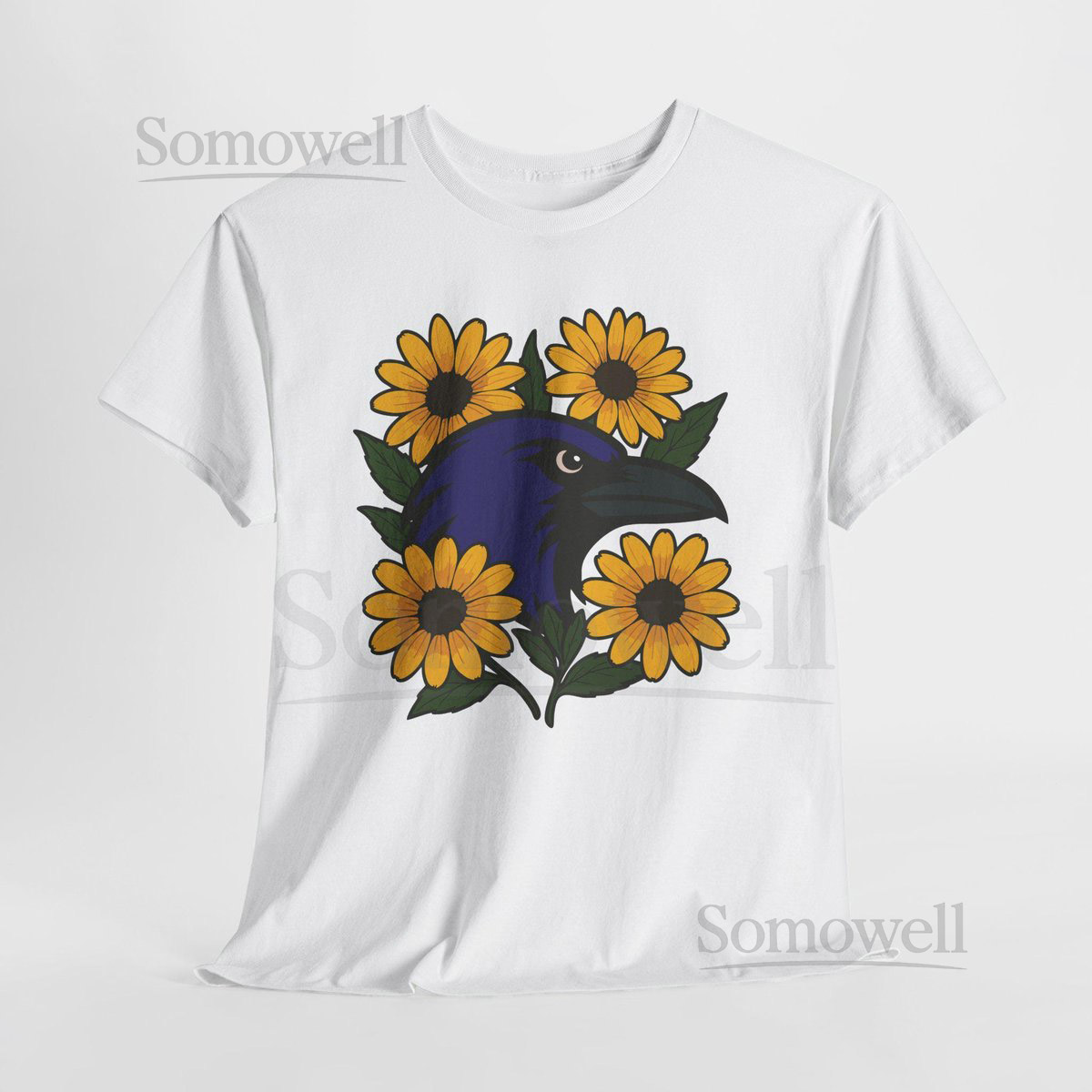 Baltimore Floral Football Shirt Ravens Top Purple and Black Game Day Shirt Baltimore Ravens Tailgating Outfit Football Lovers Shirt_101