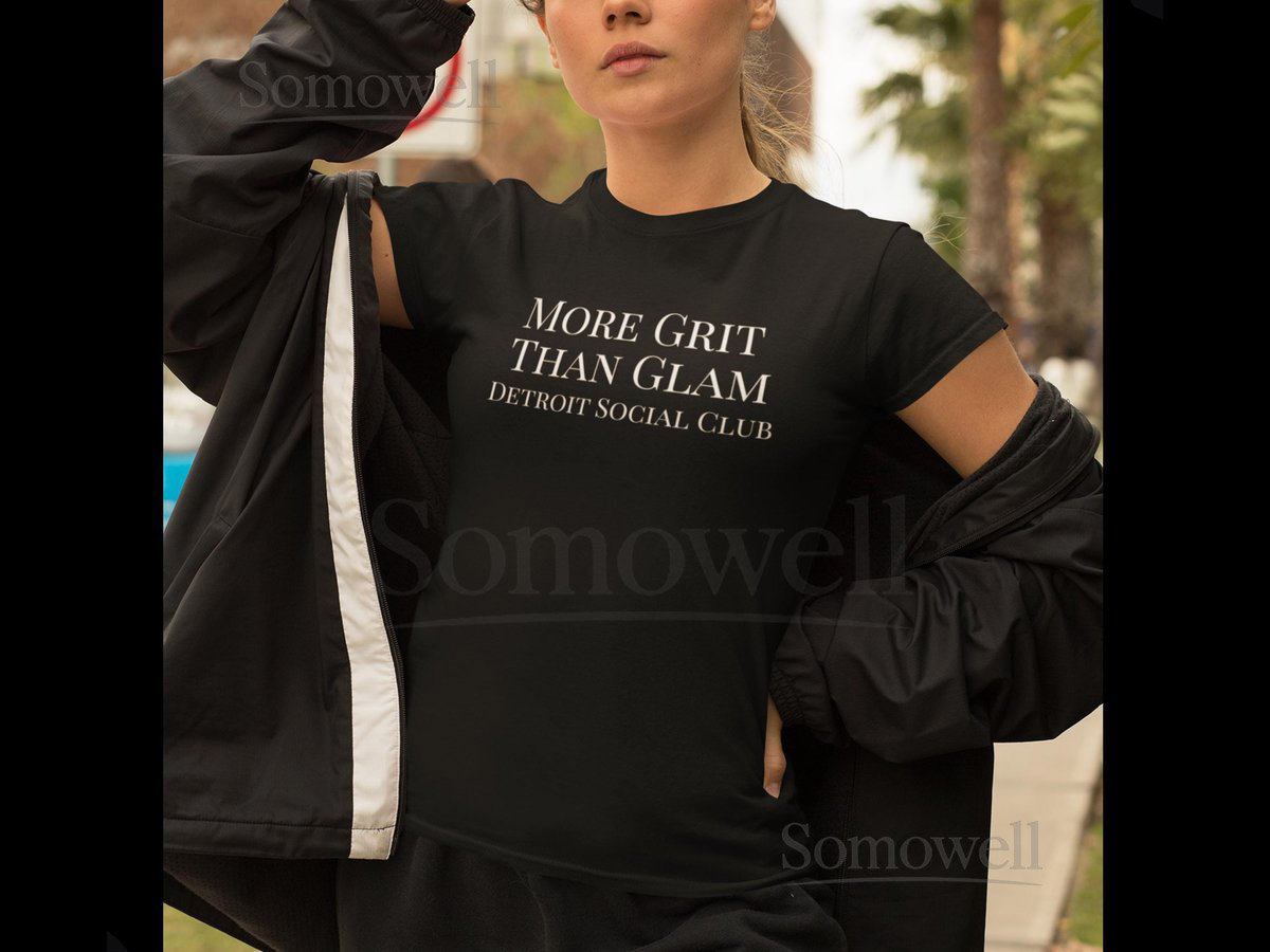 Detroit Social Club T-Shirt More Grit Than Glam Motor City Pride_212