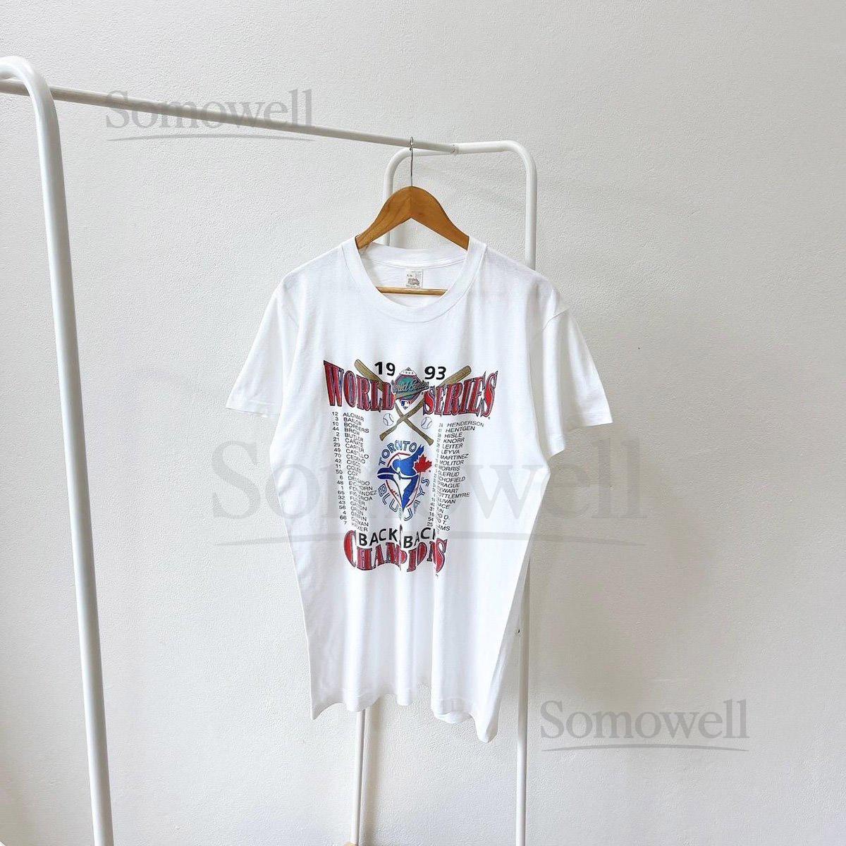 Vintage 1991 Toronto Blue Jays Fruit of the loom t-Shirt XL_975