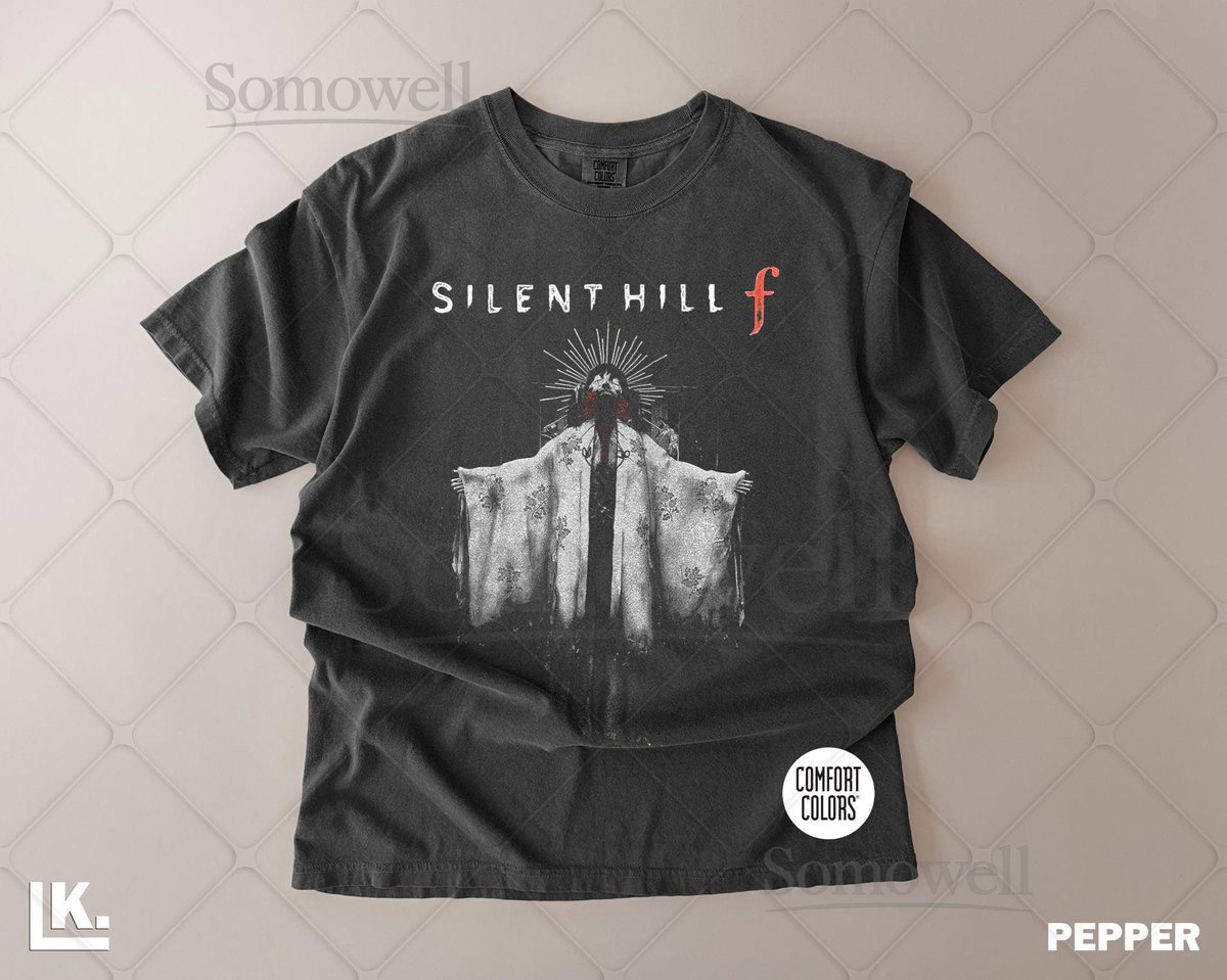 Silent Hill F Comfort Color T-shirt Distressed Vintage Style Comfort Colors Tee_478