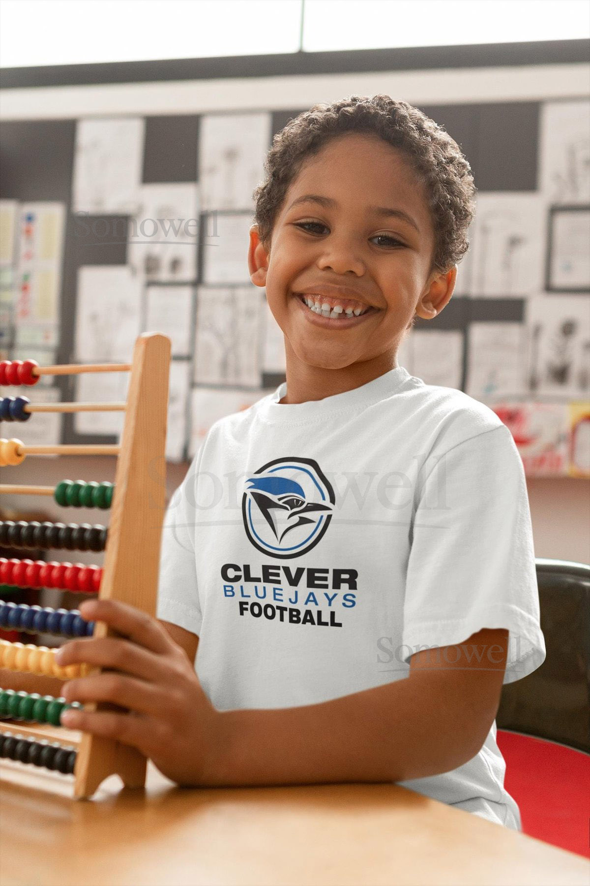 Clever Blue Jays Personalized Youth Shirt Sports Apparel-Gift for Fans Gildan Heavy Cotton_218