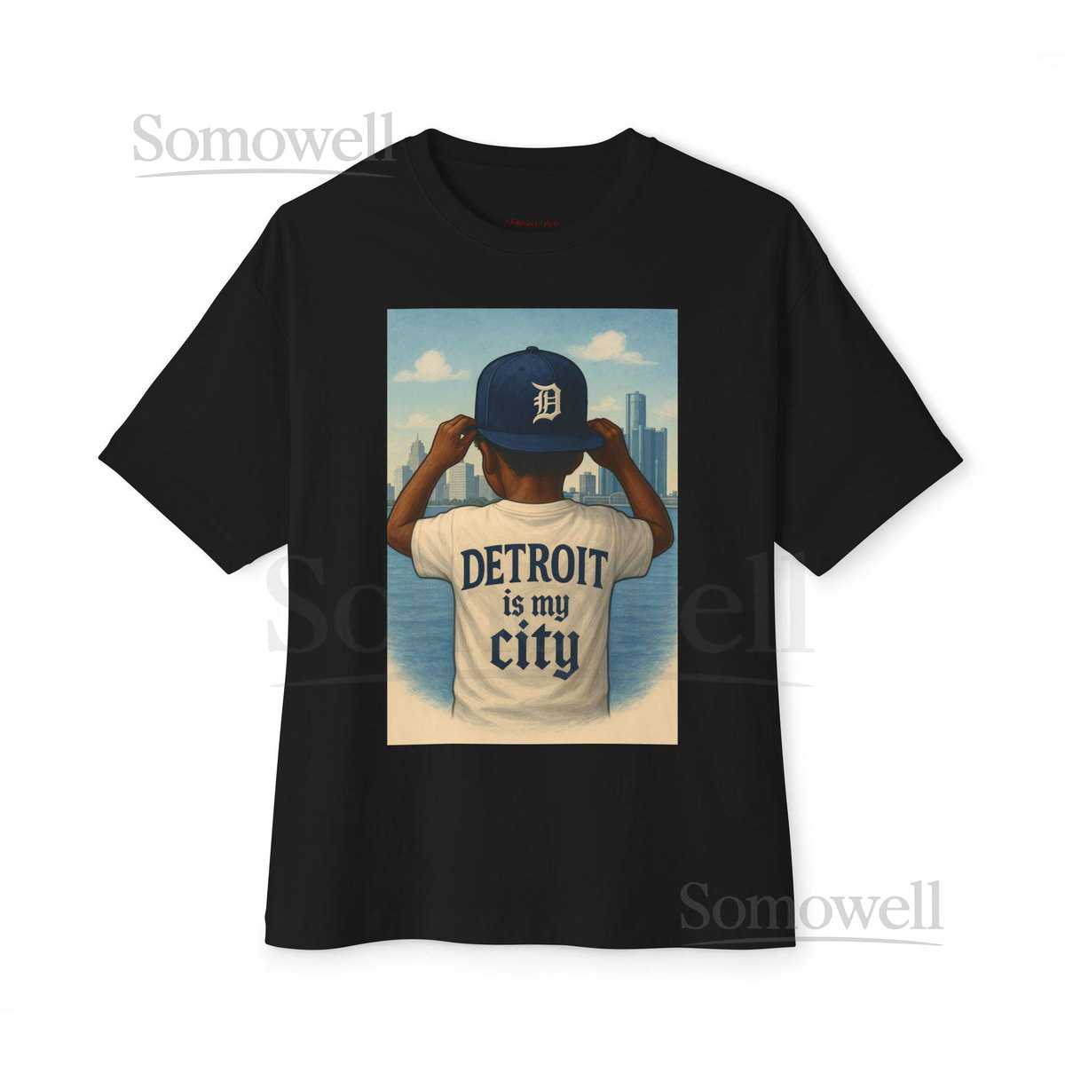 Detroit Is My City T-Shirt 2nd Version Unisex Boxy Tee Vintage Vibe_177