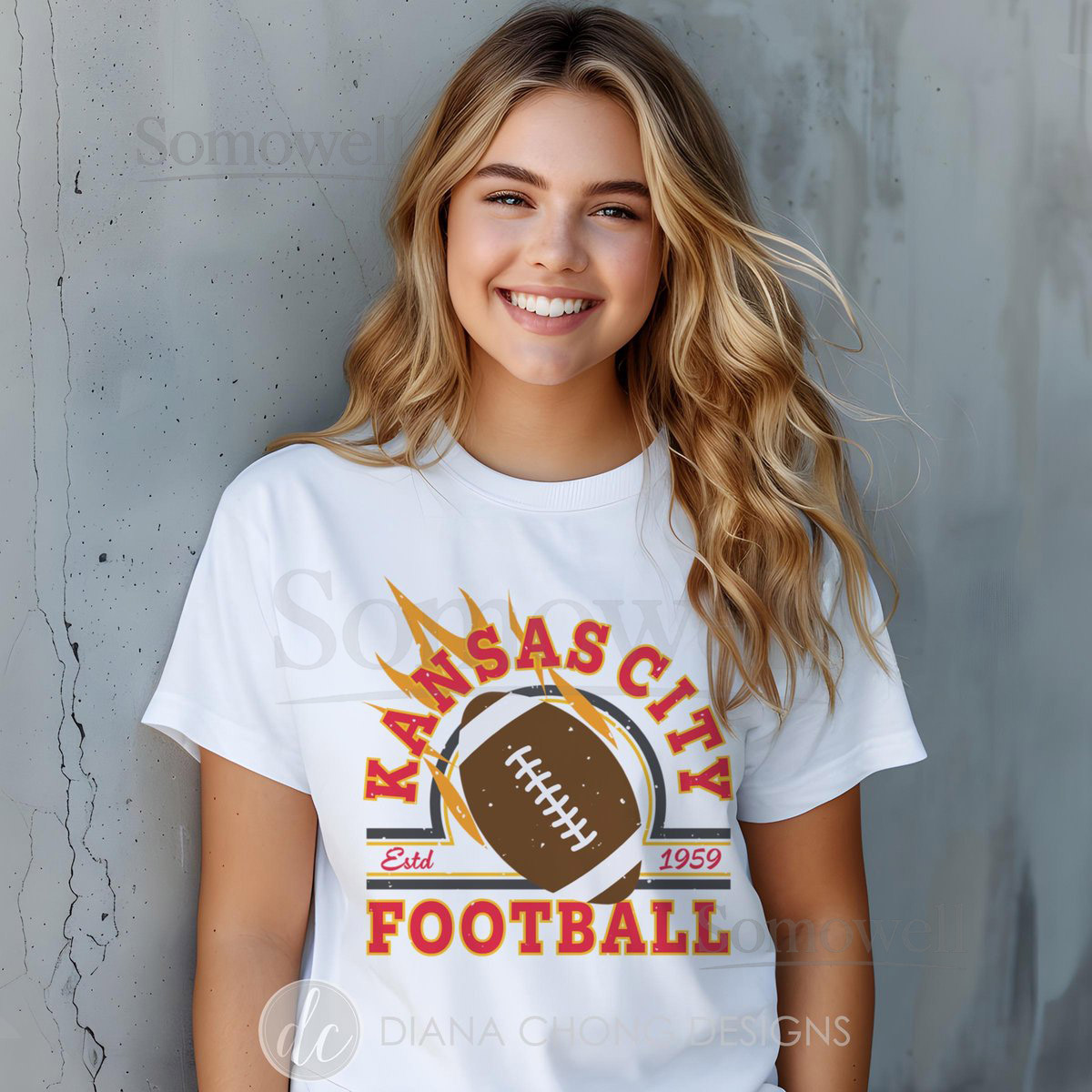 Kansas City Football Shirt Unisex Vintage Style Gameday Apparel for Fans_364