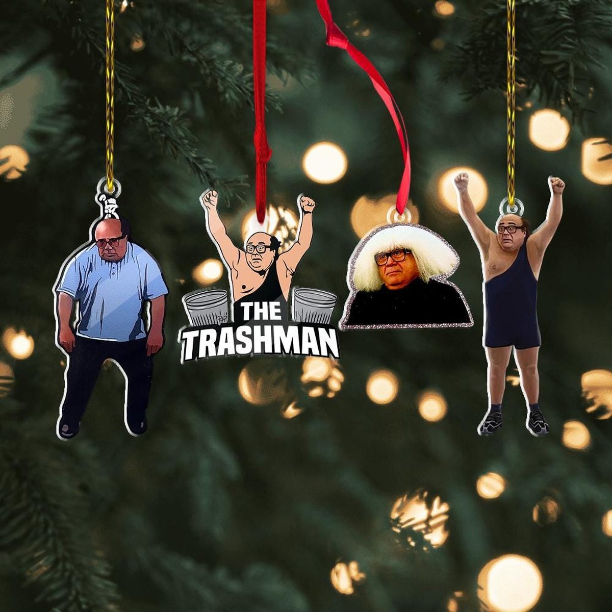 Its Always Sunny Ornament Funny Frank Car Decoration IASIP Acrylic Ornament Gift Pop Culture Christmas Keepsake 2025