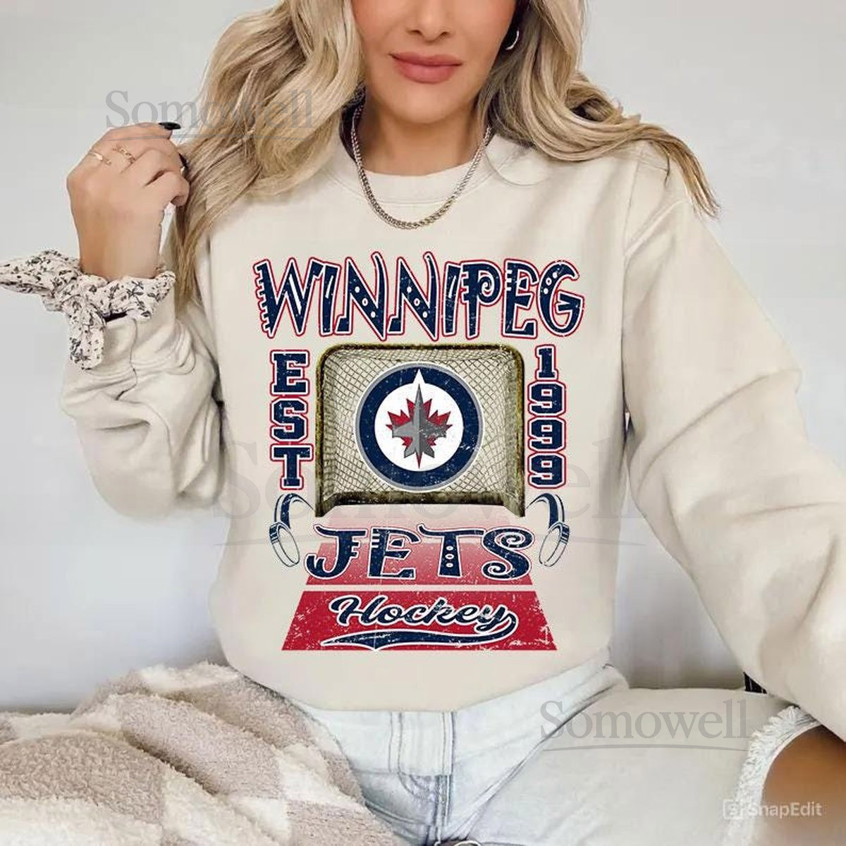 Winnipeg Jets Hockey SweatshirtVintage Graphic TeeHockey Gift For Fan Sweat-Aldult-Youth TshirtRetro Hoodie HJk8_813