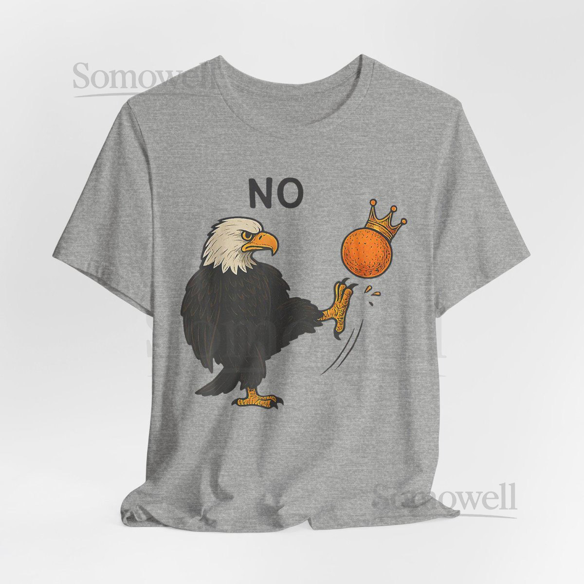 Funny Eagle Graphic Tee - No Kings - Unisex T-Shirt_170
